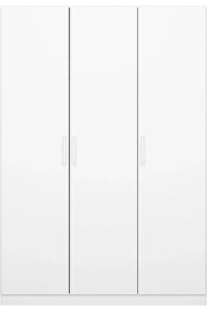 Almina Giyinme Dolabı - Çok Amaçlı Dolap - Gardırop 135 Cm-3 Kapaklı
