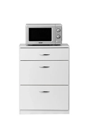 Ender Mutfak Çekmeceli Alt Modül 50 Cm Beyaz