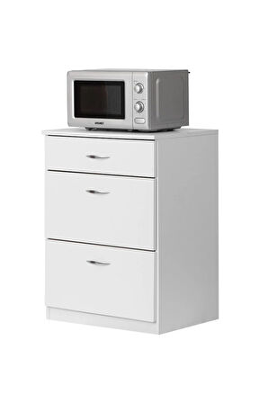 Ender Mutfak Çekmeceli Alt Modül 50 Cm Beyaz