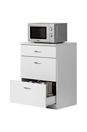 Ender Mutfak Çekmeceli Alt Modül 50 Cm Beyaz