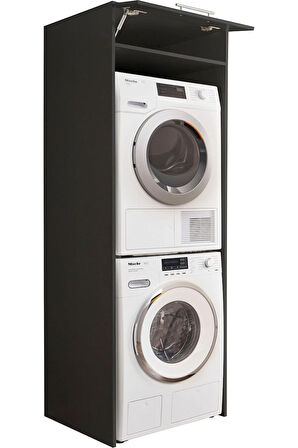 Hane Banyo Dolabı-Çok Amaçlı-Çamaşır Makinesi Dolabı Beyaz