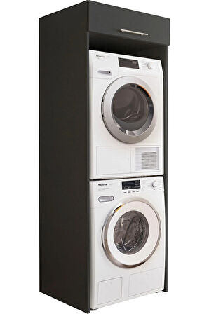 Hane Banyo Dolabı-Çok Amaçlı-Çamaşır Makinesi Dolabı Beyaz