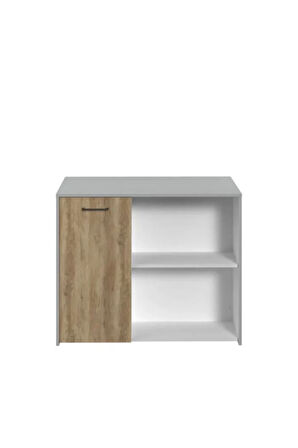 Karya Mutfak Adası -Alt Modül-1 Kapaklı- 100 cm Beyaz -Tezgah Dahil