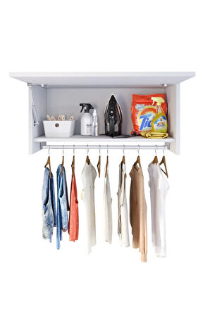 Pırıl Çok Amaçlı Dolap-Askılık-Erzak-Mutfak-Kiler Dolabı-Açık Dolap-60 cm