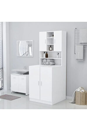 Rengin  Banyo Dolabı-Çok Amaçlı-Çamaşır Makinesi Dolabı