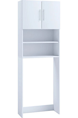 Sumru  Banyo Dolabı-Çok Amaçlı-Çamaşır Makinesi Dolabı Beyaz