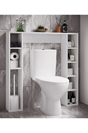 Ucda Klozet Arkası-Üstü-Banyo Dolabı-Çok Amaçlı