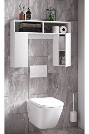 Uhde Klozet Arkası-Üstü-Banyo Dolabı-Çok Amaçlı