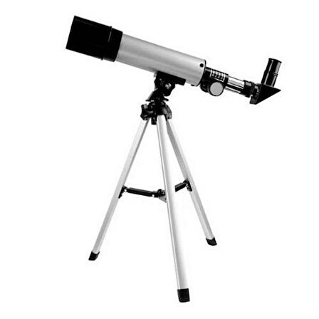 Mini Teleskop Kara Uzay Teleskobu Aliminyum Gövde Tripodlu 50 x 360