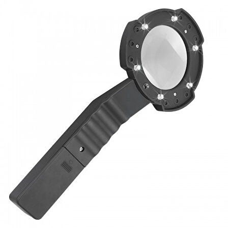 7 Led Aydınlatma Fener Pusula 4X Büyütme Okuma Büyüteç Th-600557