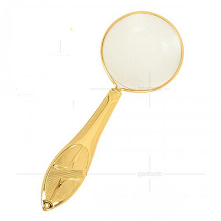 Gold Renk  5x-45mm Zarif Işlemeli  Büyüteç-mg18155-7