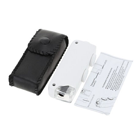 Mini 160X-200X Fonksiyonlu Mikroskop Takı Büyüteç Mg10081-1A