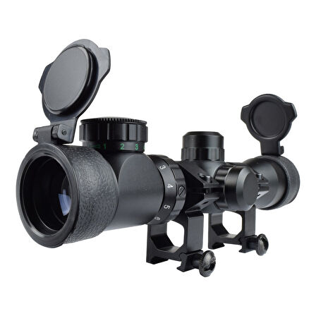 SP 2-6x28  Zoomlu Dürbün Hedef Çizgili Çıft Işıklı