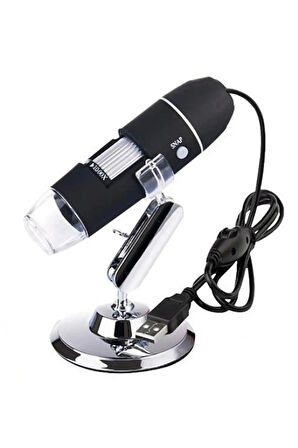 Nikula 1600X Usb Dijital Mikroskop Kamera Endoskop 8 Led Büyüteç Metal Standı