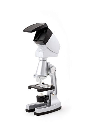 Eğitici Projektörlü Mikroskop Seti 50X-100X-200X-400X-600-1200X Çocuklar İçin