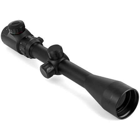 Spike  3-9x40 Zoomlu Çıft Işıklı Dürbün Ve Montaj Kelepçeli