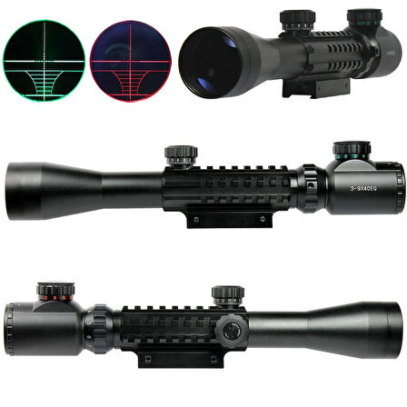 3-9x40 Zoomlu Dürbünü  Kızaklı