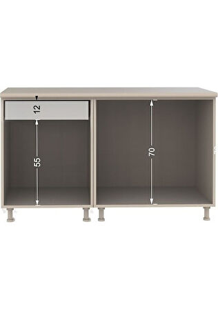 Tdesigno Kolgu Mutfak 160 Cm Tezgah Dahil