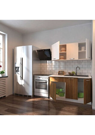 Tdesigno Imge Hazır Mutfak Dolabı 140 Cm – Tezgah Dahil