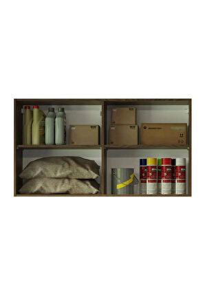 Fin Mutfak Üst Modül 120 cm -Çok Amaçlı Dolap