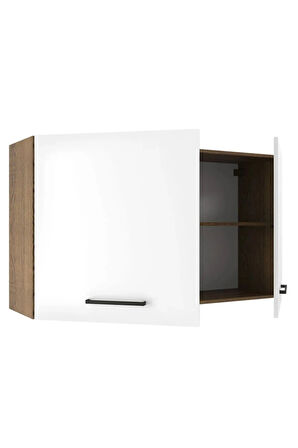 Fin Mutfak Üst Modül 120 cm Beyaz-Çok Amaçlı Dolap