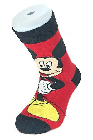 Mickey Mouse Desen Çocuk Soket Çorap