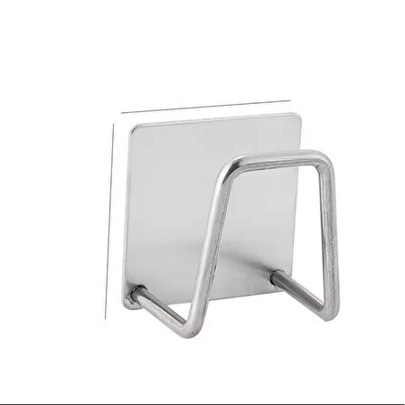 Kendinden Yapışkanlı Çelik Drenaj Rafı Askı 1 Adet