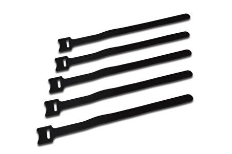 Kablo Bağı Cırt Cırtlı, 13 x 150 mm, Paket İçeriği: 100 adet, siyah renk