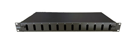 Digitus Fiber Optik Splice Panel, kilit mekanizmalı, 12 x SC DX, 1U&lt;br&gt;
Digitus Fiber Optic Splice Panel, quick lock, 12 x SC DX, 1U