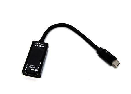 Beek USB Tip C Grafik Adaptörü, Tip C Erkek / HDMI Dişi, 4K X 2K@30Hz, Nikel Kaplama, 0.15 metre, Siyah Renk&lt;br&gt;
Beek USB Type C Graphic Adapter, Type C Male / HDMI Female, 4K X 2K@30Hz, Nickel 