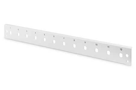Digitus DN-96200-QL Sürgülü Boş Fiber Optik Sonlandırma Kutusu için Önpanel, Kilit Mekanizmalı, 12 x ST Simplex, 1U&lt;br&gt;
Digitus Fiber Optic Splice Box Front Panel, quick lock, 12 x ST Simplex, 1