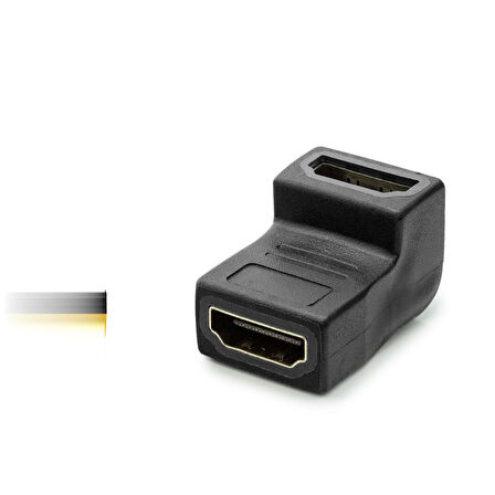 Hdmı F To Hdmı F Çevirici L Tip Siyah HDX1269