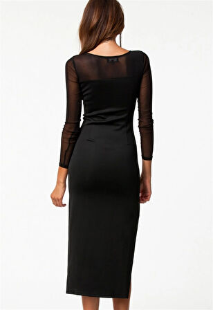 Tegan TP100775 Uzun Kısa Moda Elbise