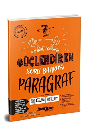 Ankara Yayıncılık 7. Sınıf Paragraf Güçlendiren Soru Bankası Yeni