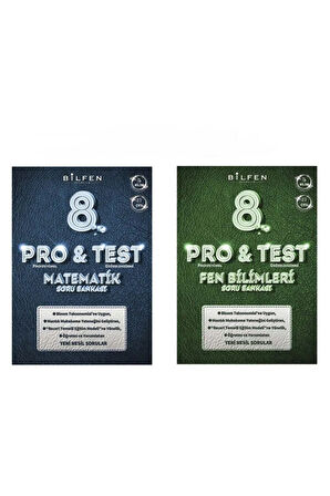Bilfen Bilimleri 8.sınıf Protest Matematik&fen Bilimleri Soru Bankası Seti