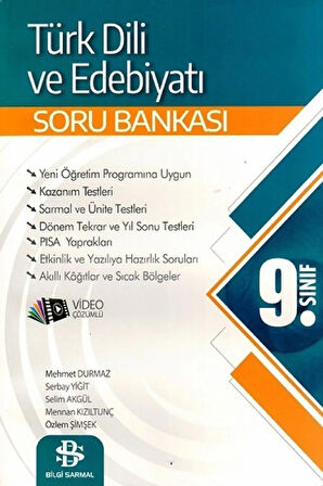 9. Sınıf Türk Dili Ve Edebiyatı Soru Bankası