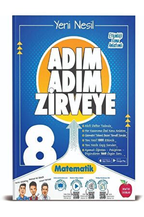 Newton 8. Sınıf Adım Adım Zirveye Matematik Soru Bankası