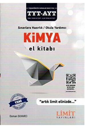 Tyt Ayt Kimya El Kitabı Osman Duvarcı Limit Yayınları