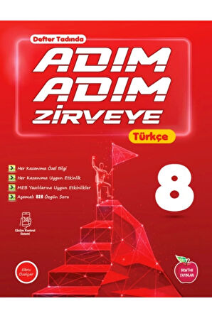 Newton 8. Sınıf Adım Adım Zirveye Türkçe Etkinlikli Soru Bankası 2024 2025 LGS