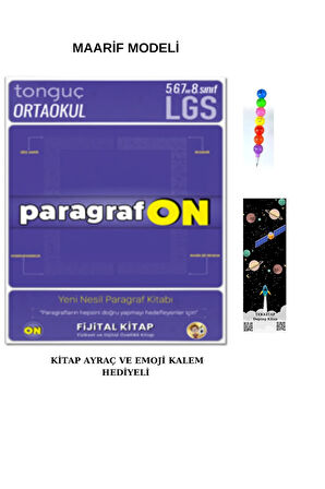 Tonguç ParagrafON  5-6-7 sınıf ve LGS Soru Bankası (Emoji Kalem+Ayraç)
