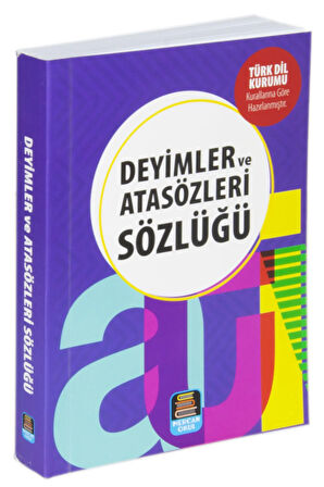 Türkçe Sözlük ve Atasözleri Deyimler Sözlüğü Tdk Onaylı 1.Hamur Karton Kapak 2 Li Set