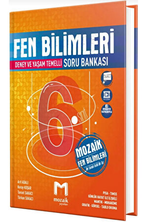 Mozaik Yayınları 6. Sınıf Fen Bilimleri Soru Bankası