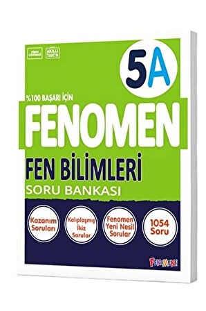 Fenomen 5 Fen Bilimleri (A) Soru Bankası / Kolektif / Fenomen Kitap / 9786256972148