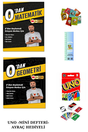 Rehber Matematik Tyt 0 Dan Matematik -Geometri Sayısal 2 Kitap(Uno-Mini Defter-Trtıl Ayrç