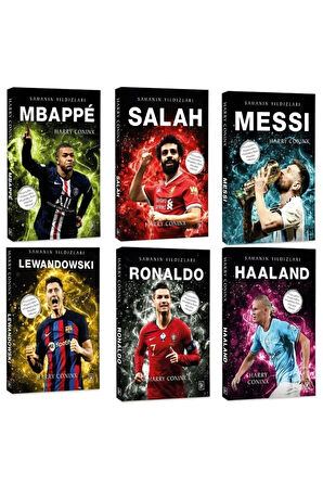 Sahanın Yıldızları Salah Messi Ronaldo Mbabbe Lewandowski Haaland Set