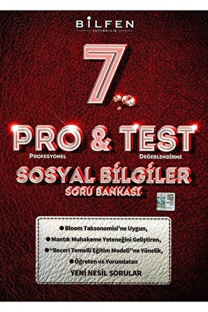 Bilfen 7. Sınıf Sosyal Bilgiler Protest Soru Bankası Bilfen Yayıncılık