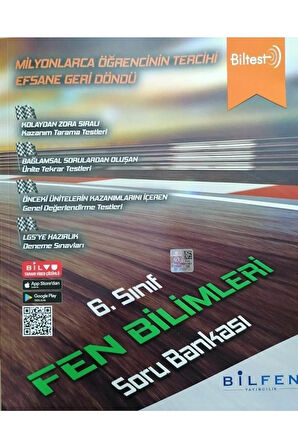 Bilfen Biltest 6.sınıf Fen Bilimleri Soru Bankası