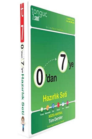 Tonguç 0'dan 7'e Konu Anlatımlı Soru Bankası Seti