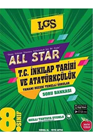 8. Sınıf All Star T.c Inkılap Tarihi Ve Atatürkçülük Soru Bankası
