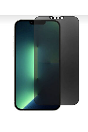 Iphone 13 Pro Max  Uyumlu Gizlilik Filitreli Görünmez Tam Kaplayan Kırılmaz Ekran Koruyucu